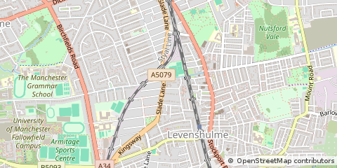 Map of Manchester