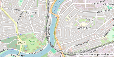 Map of Aberdeen
