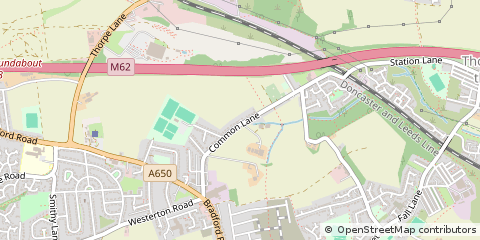 Map of Wakefield, West Yorkshire