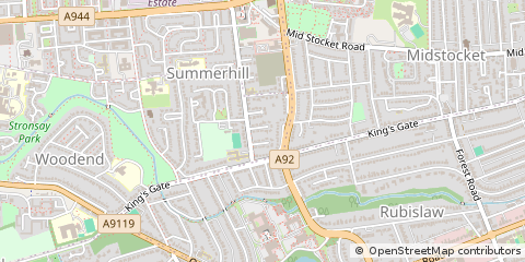 Map of Aberdeen