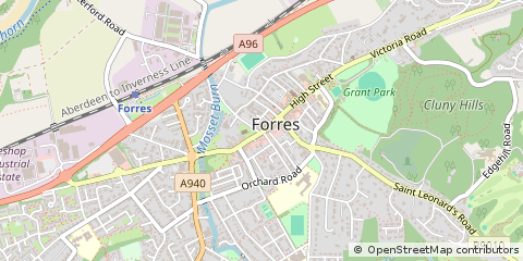 Map of Moray