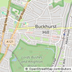 Map of Buckhurst Hill