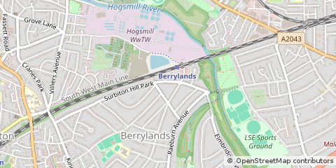 Map of Surbiton