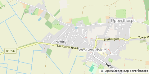 Map of Doncaster