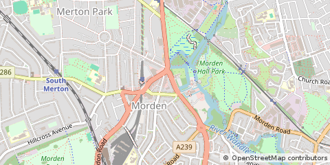 Map of Morden
