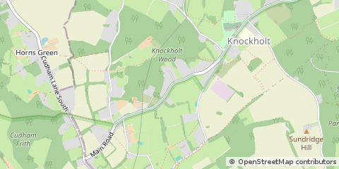 Map of Sevenoaks, Kent