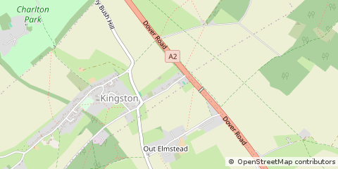 Map of Canterbury, Kent