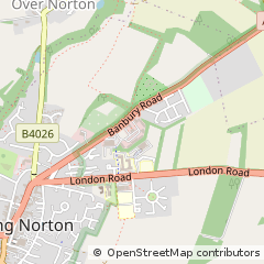 Map of Chipping Norton, Oxfordshire