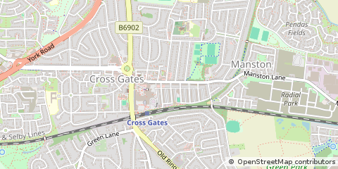 Map of Leeds