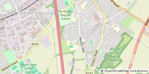 Map of Baldock