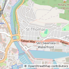 Map of Swansea