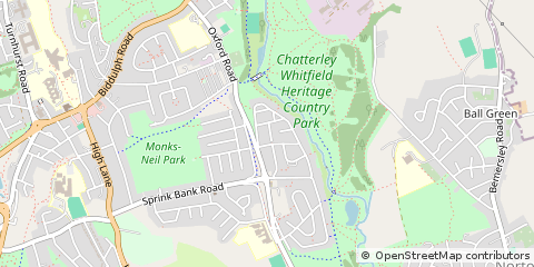 Map of Stoke-on-Trent