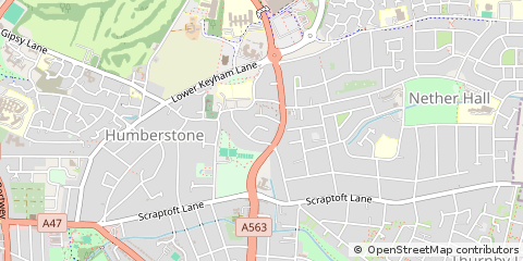 Map of Leicester