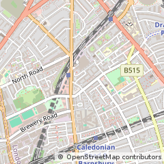 Map of Islington, London