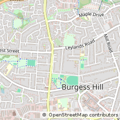 Map of Burgess Hill