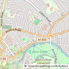 Map of Cambridge, Cambridgeshire