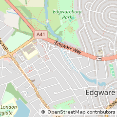 Map of Edgware