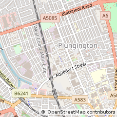 Map of Preston, Lancashire