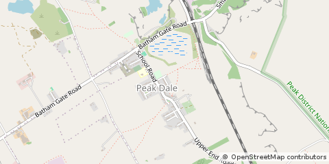 Map of Buxton, Derbyshire