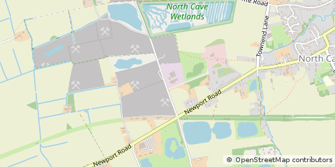 Map of North Cave, East Yorkshire