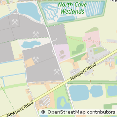 Map of North Cave, East Yorkshire