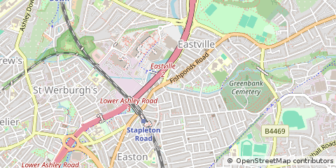 Map of Bristol, Avon