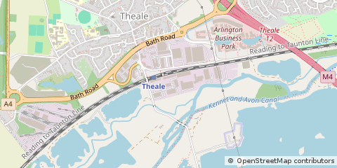 Map of Reading, Berkshire