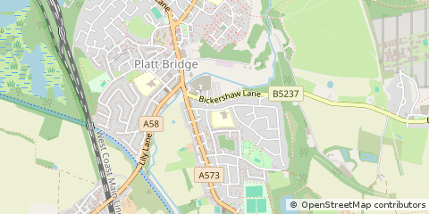 Map of Wigan