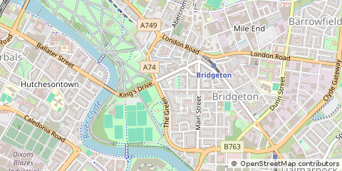 Map of Glasgow