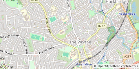 Map of Carshalton