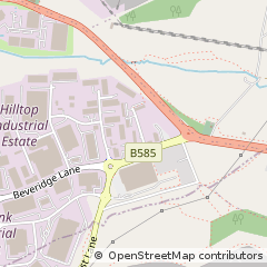 Map of Coalville, Leicestershire