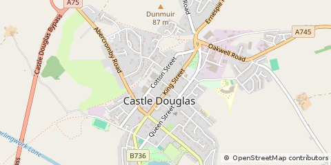 Map of Castle Douglas