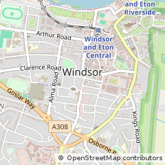 Map of Windsor, Berkshire
