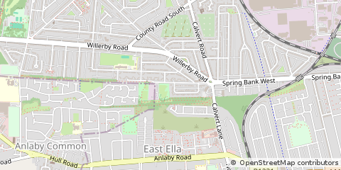 Map of East Yorkshire