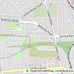 Map of East Yorkshire