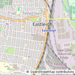 Map of Eastleigh, Hampshire