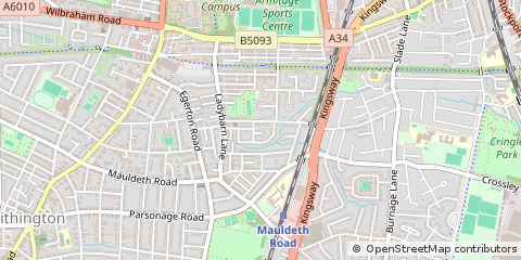 Map of Manchester