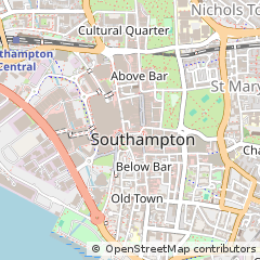 Map of Southampton