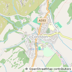 Map of Coniston, Cumbria