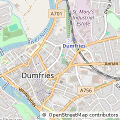 Map of Dumfries