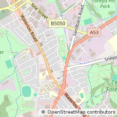 Map of Stoke-on-Trent, Staffs