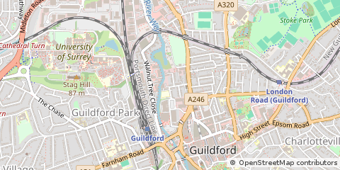 Map of Guildford