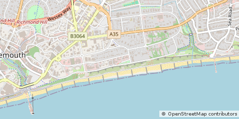 Map of Bournemouth, East Sussex