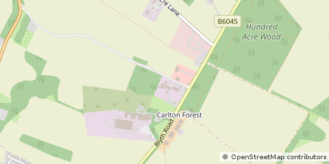 Map of Worksop, Nottinghamshire