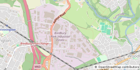 Map of Stockport