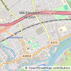 Map of Brentford, Middlesex