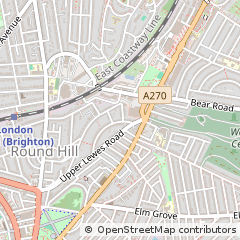 Map of Brighton, East Sussex