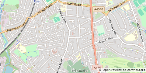 Map of Birmingham