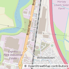 Map of Bridgwater, Somerset