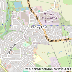 Map of Manchester, Lancashire